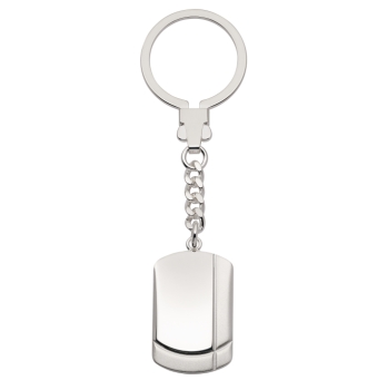 Schlüsselanhänger Platte 29x19mm Alpacca