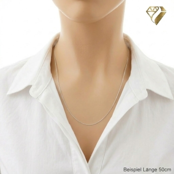Preview: Collier Kette 1mm Venezianer Silber 925 40cm