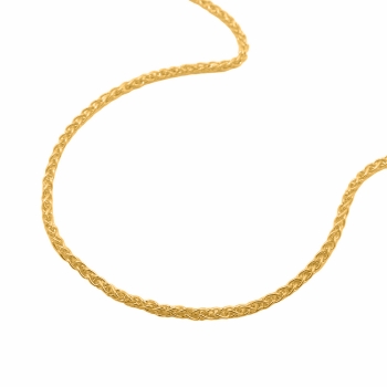 Preview: Collier Zopfkette 1,7mm 8Kt 333 GOLD 42cm