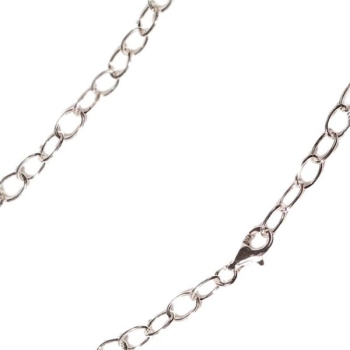 Armband Anker oval 5,5mm rund Silber 925, vergoldet, rosé vergoldet 17-19cm