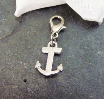 Anhänger Charm Anker 12x9mm Karabiner