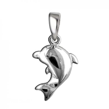 Anhänger 925 Sterling Silber Tiermotiv Delfin