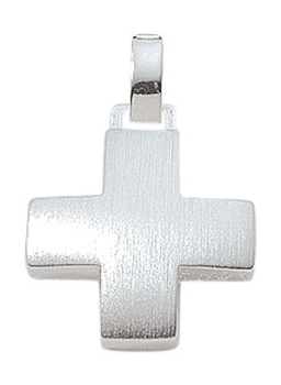 Anhänger Kreuz 14x14mm Silber 925