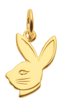 Anhänger Hasenkopf bunny 8Kt 333 GOLD