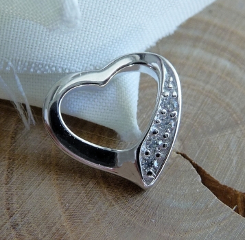 Anhänger Herz Swingheart mit Zirkonia Silber 925