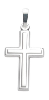 Anhänger Kreuz 13x20mm Silber 925
