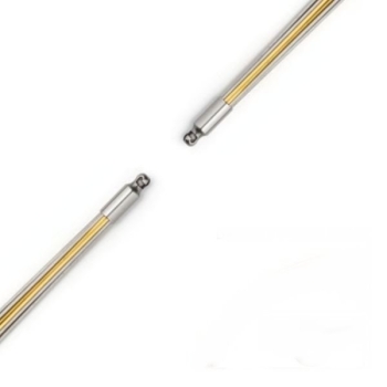 Edelstahl Collier bicolor für Wechelschliesse 10-reihig