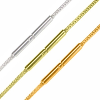 Exklusives Edelstahl Collier 1,6-3,5mm mit Bajonettverschluss