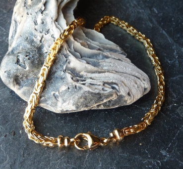 Collier Königskette 2,5mm 42cm 8Kt 333 GOLD
