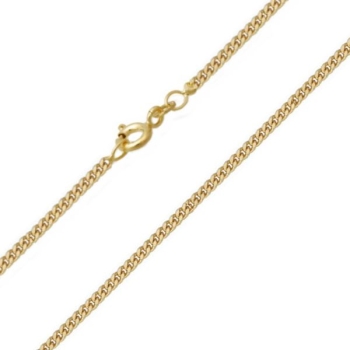 Collier Panzer flach 1,4mm 8Kt 333 GOLD 36cm