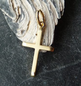 Anhänger Kreuz 13x20mm 14Kt 585 GOLD