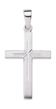 Anhänger Kreuz 15x22mm Silber 925