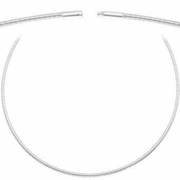 Collier Omegareifen 1,9mm Bajonett 925 Silber 40cm