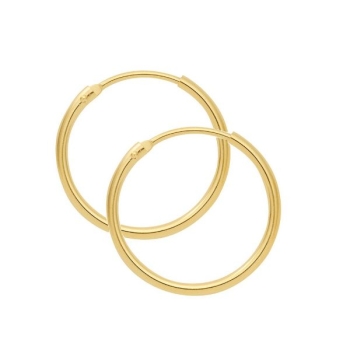 Creole 15mm glänzend 8Kt 333 GOLD