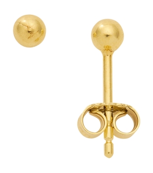 Stecker 3mm Kugel 8Kt 333 GOLD