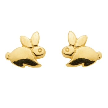 Stecker Hase 8Kt 333 GOLD
