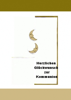 Grußkarte Kommunion II
