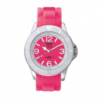 Design Uhr tom watch white / neon red 40mm