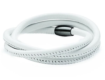 Armband Kalbsleder 5mm mit Edelstahl Magnetverschluss