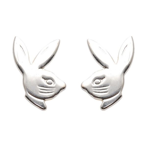 Ohrstecker Hasenkopf bunny Silber 925