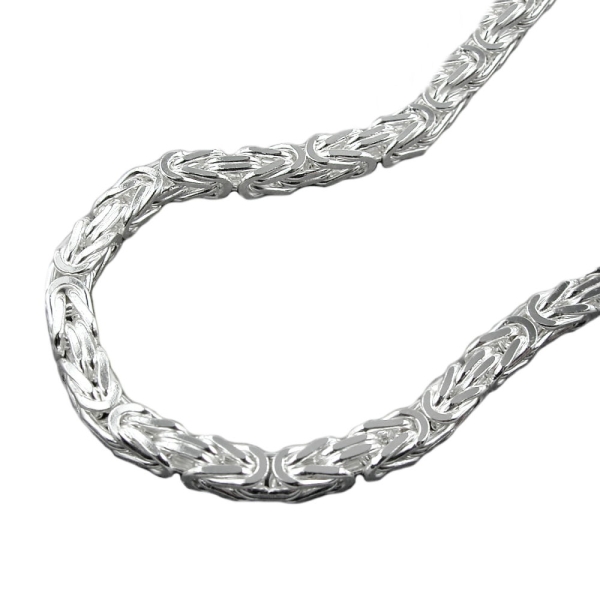 Kette Collier 3mm Königskette 45cm Silber 925