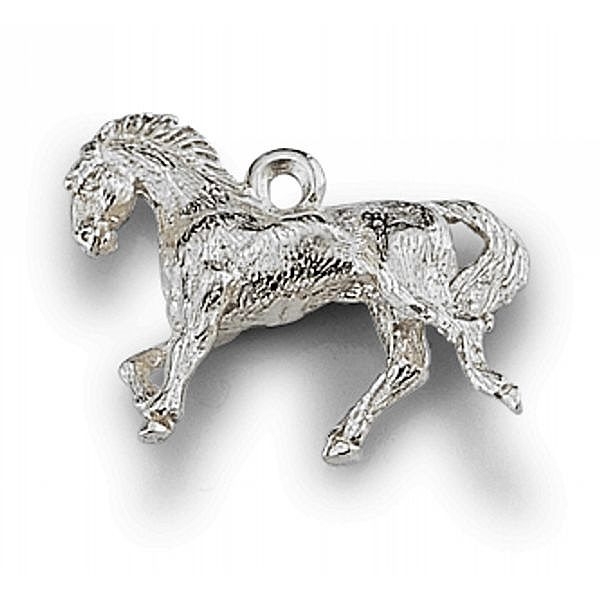 Anhänger Pferd massiv 925 Silber