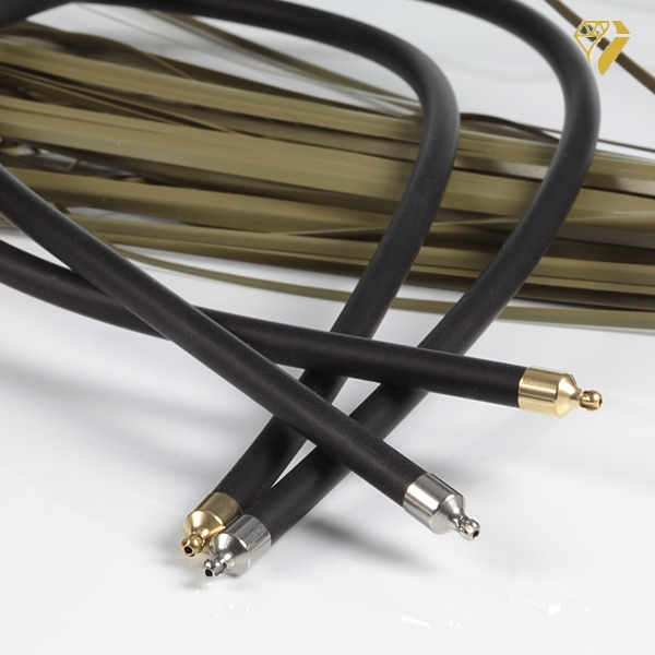 Collier Kautschuk schwarz 8mm für Wechselschliesse