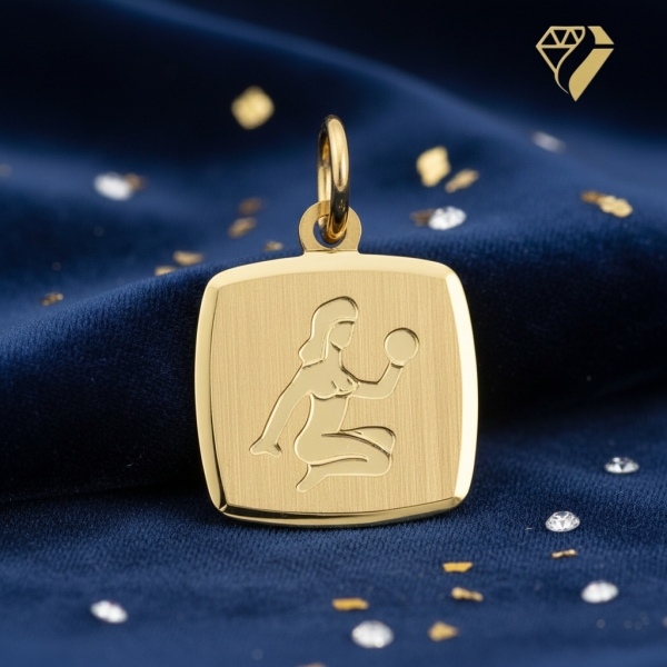 Anhänger Sternzeichen Jungfrau Gold
