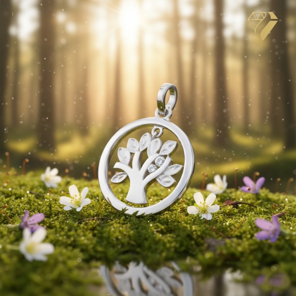 Anhänger Lebensbaum silber