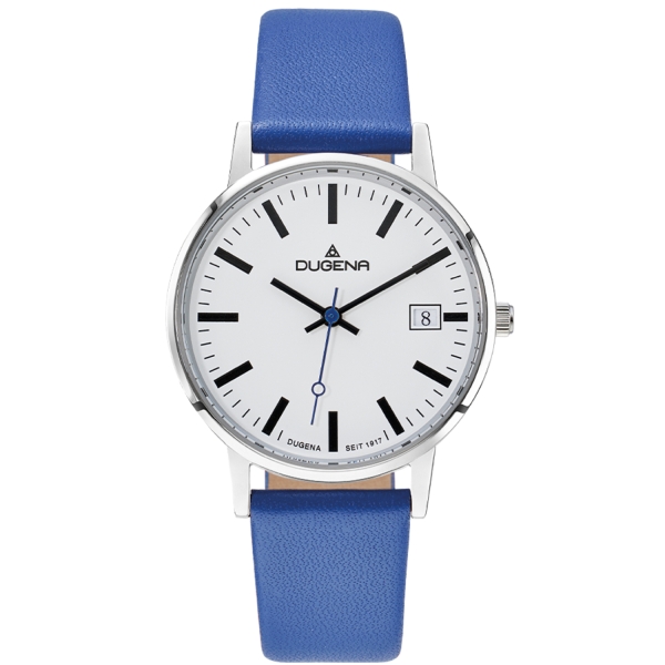 DUGENA Damenuhr blau Moma 4461208 Quarz