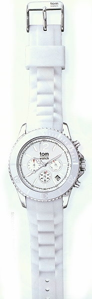 Design Uhr tom watch Chrono white 48mm