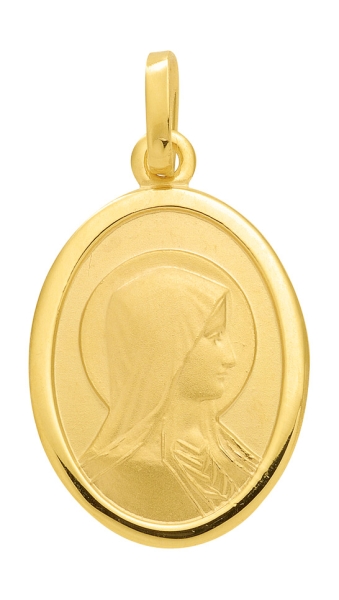 Anhänger Madonna oval 13x16mm 8Kt 333 GOLD