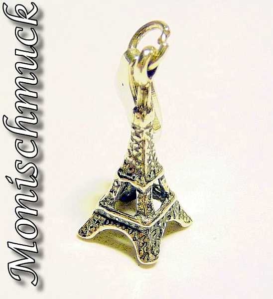 Anhänger Charm 925 Silber Eiffelturm