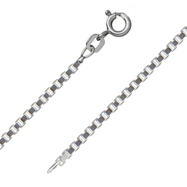 Collier Kette 1,2mm Venezianer 42cm Silber 925