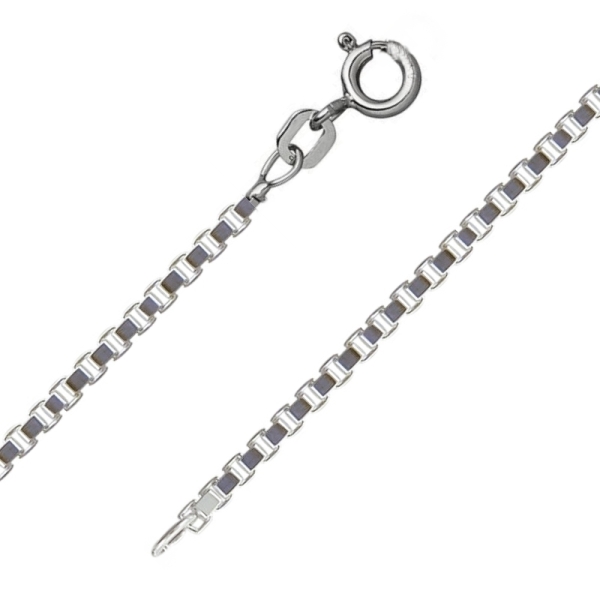Collier Kette 1,2mm Venezianer Silber 925 50cm