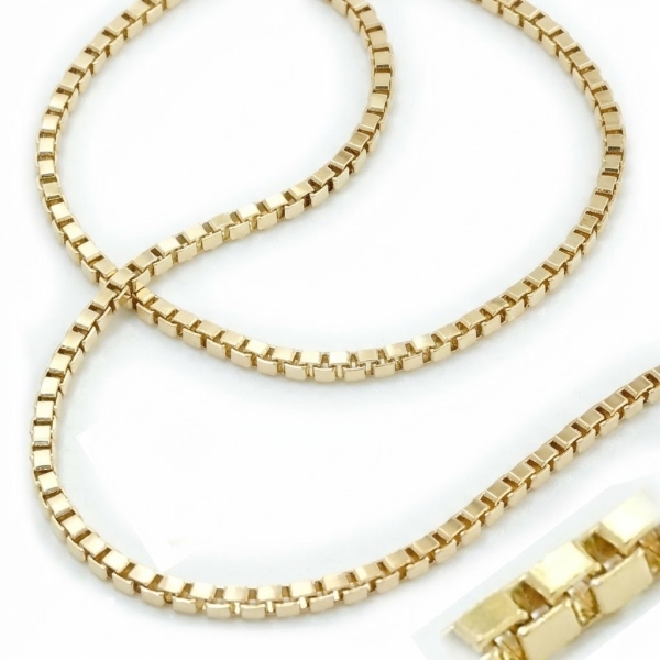 Collier Venezianerkette 1mm 14Kt 585 GOLD 45cm