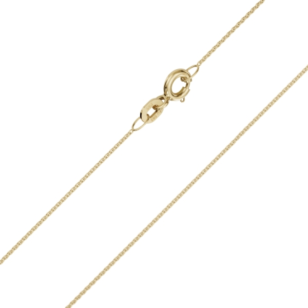 Kette Collier 0,7mm dünne Ankerkette 14Kt 585 GOLD 45cm