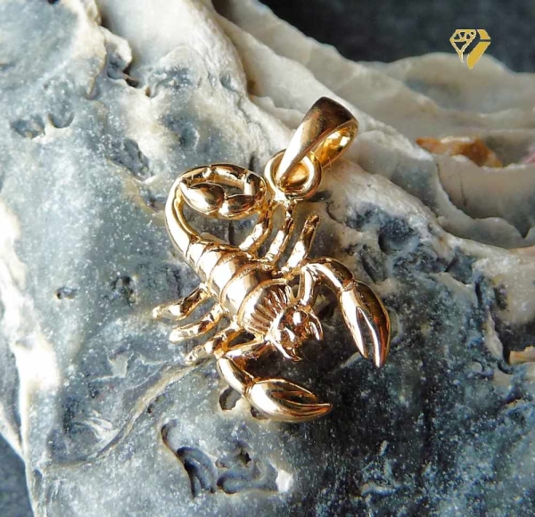 Anhänger Sternzeichen Skorpion 14Kt 585 GOLD
