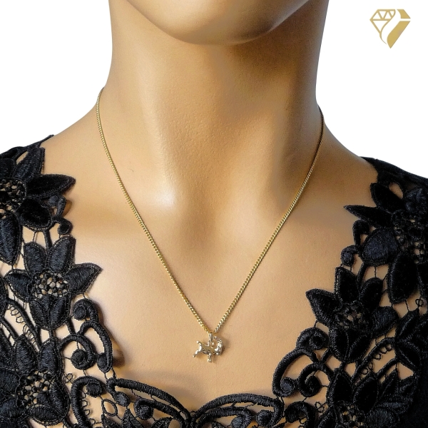 Anhänger Sternzeichen Steinbock 14Kt 585 GOLD