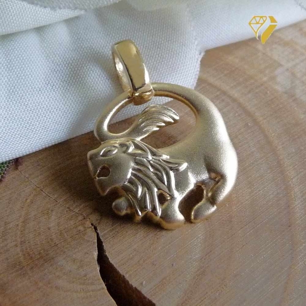 Anhänger Sternzeichen 17,6mm Löwe 14Kt 585 GOLD