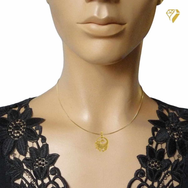 Anhänger Sternzeichen 17,6mm Löwe 14Kt 585 GOLD