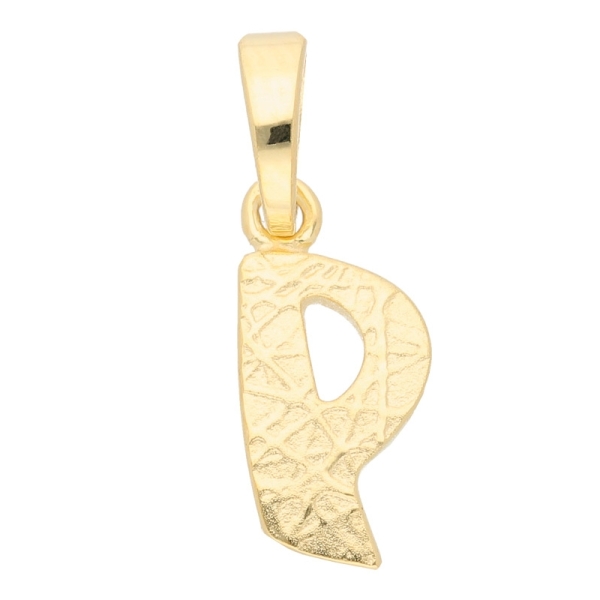 Anhänger Buchstabe Gold P