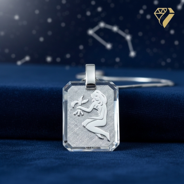 Anhänger Sternzeichen Jungfrau silber