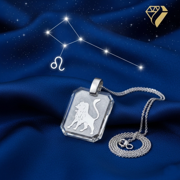 Anhänger Sternzeichen Löwe silber