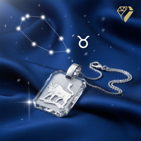 Anhänger Sternzeichen Stier silber