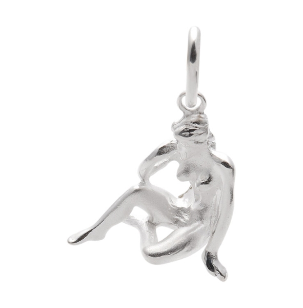 Anhänger Sternzeichen Jungfrau plastisch 22x17mm Silber 925