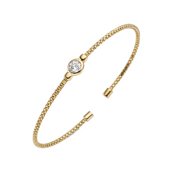 Armspange mit Zirkonia 925 Silber