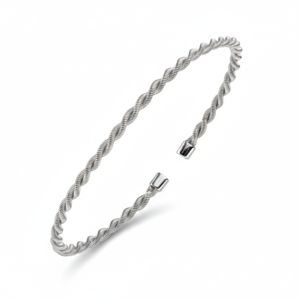 Armspange mit Zirkonia 925 Silber