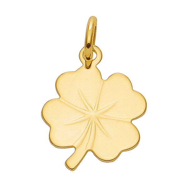 Anhänger Kleeblatt 11x11mm 14Kt 585 GOLD