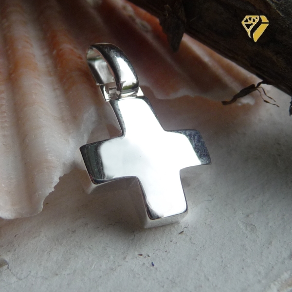 Anhänger Kreuz 11,4x11,4mm Silber 925